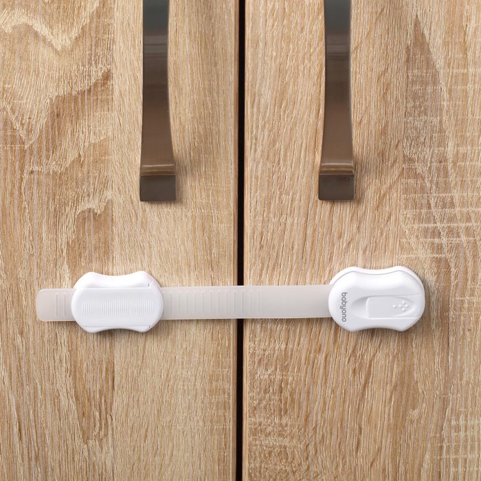 Babyono sahtlite ja külmkapi universaalne kaitse 4 tk valge