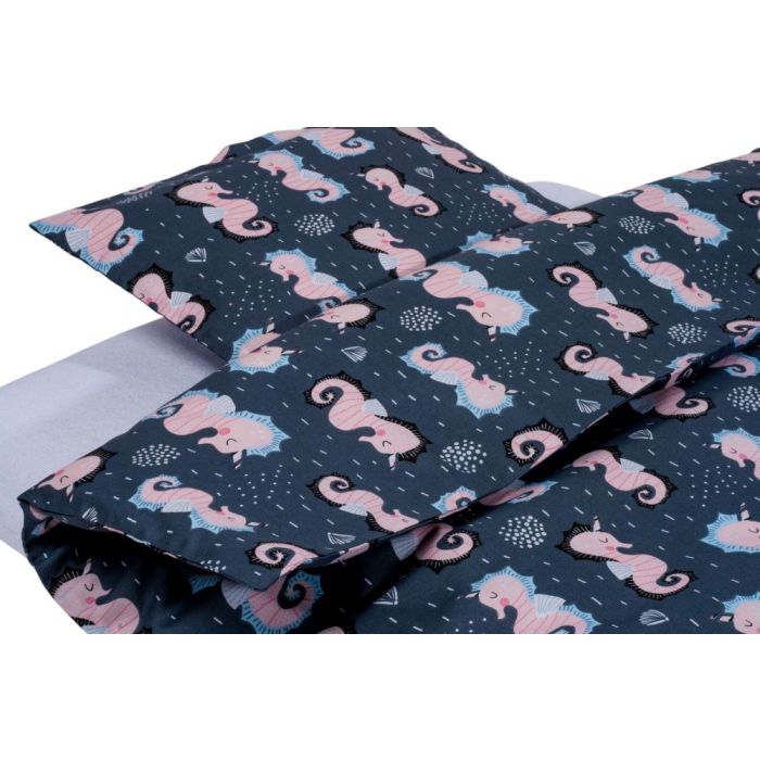 Voodipesu beebidele 135x100 "Seahorse" 