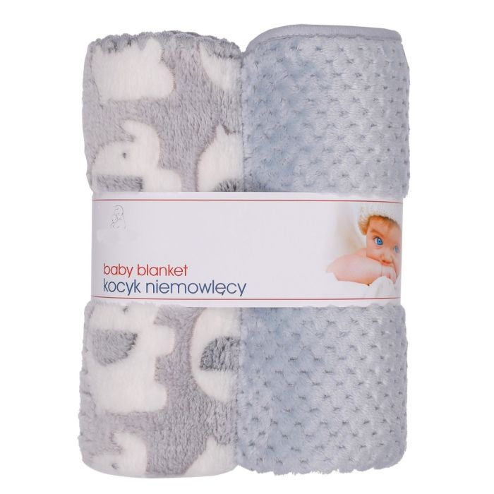 Tekid lastele "DUO elephants" 80x90 cm hall, 2tk