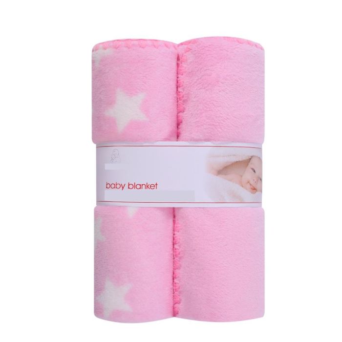 Tekid lastele "DUO" 80x90 cm roosa, 2tk