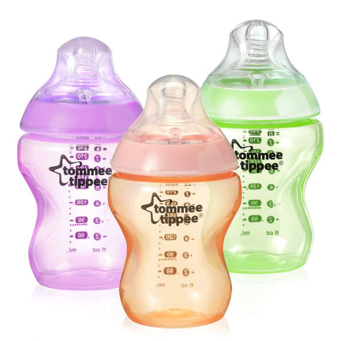 Lutipudelid Tommee Tippee, 0k+ 260ml 3 tk tüdrukule