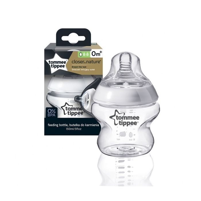 Lutipudel "Tommee Tippee" koos lutiga  0m+150ml