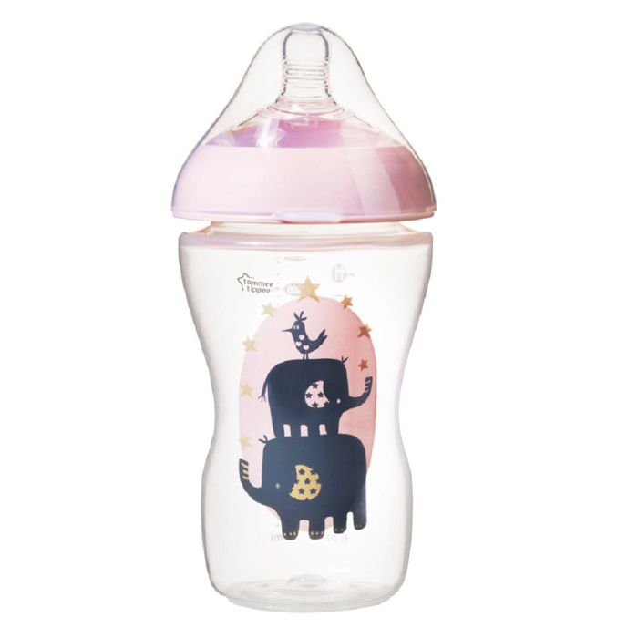 Lutipudel Tommee Tippee Ultra koos lutiga 3m+ 340ml roosa 