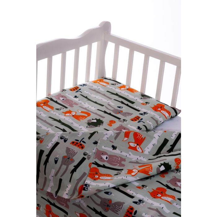 Beebi voodipesu 100x135 "Forest life" 