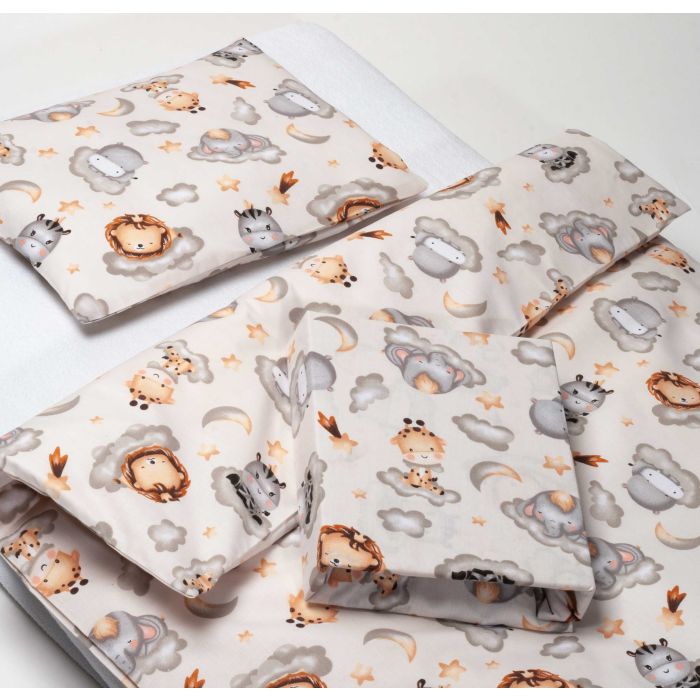 Voodipesu beebidele 135x100  "Keep dreaming grey"" 