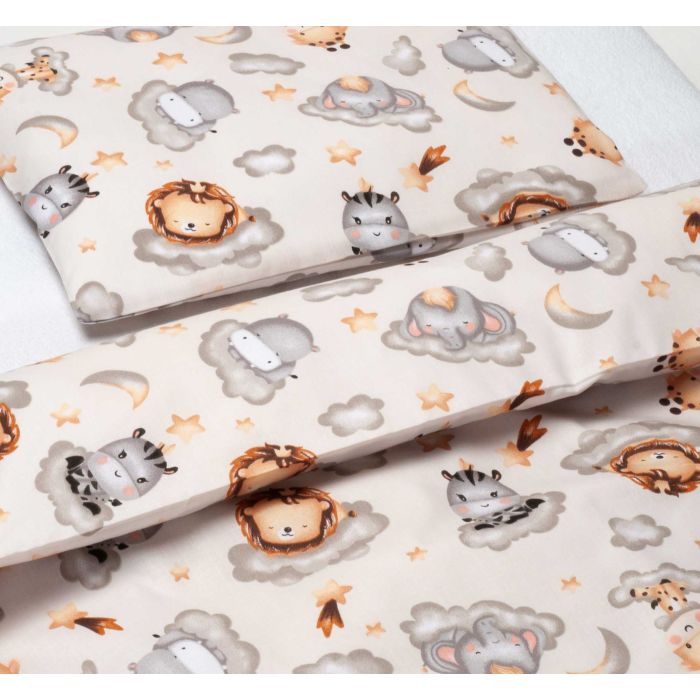 Voodipesu beebidele 135x100  "Keep dreaming grey"" 