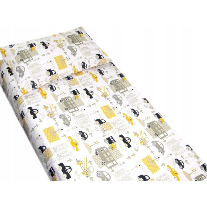 Beebi voodipesukomplektid  100x135 "Cars" kollane 