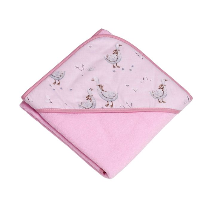 Beebi rätik  "Golden goose pink" 80x80 cm 