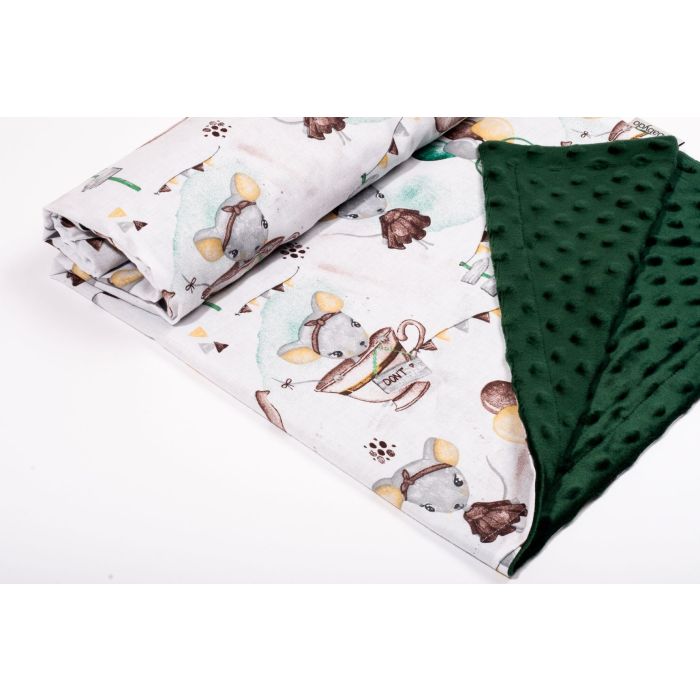 Beebitekk 100x75cm "Baby mouse" roheline