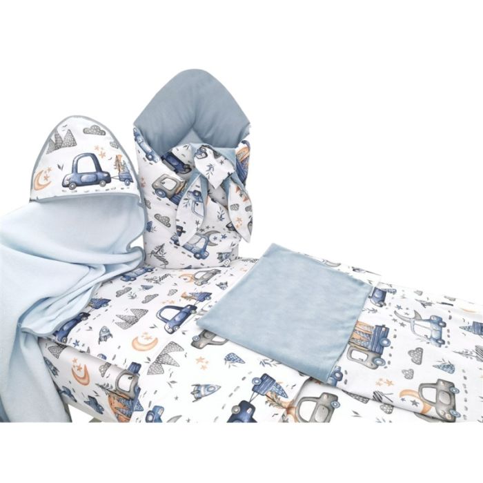 6-osaline vastsündinu komplekti "On road blue" osta veebist