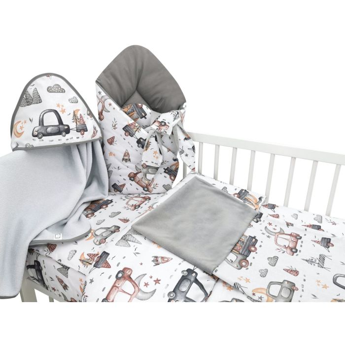 6-osaline vastsündinu komplekti "On road grey"