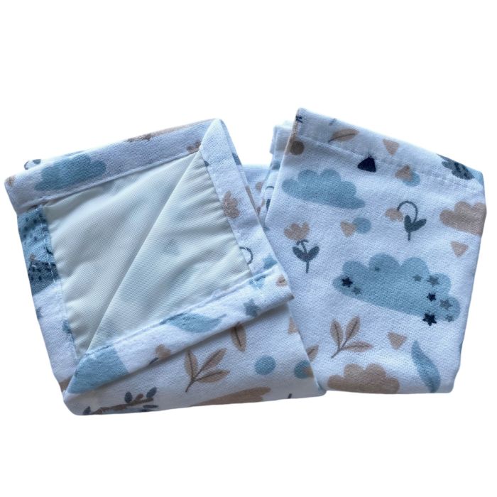Vedelikukindlad linad 45x55cm "Owls blue"