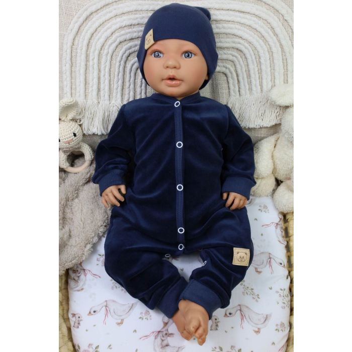 Tudukombe beebile "Velour navy"  