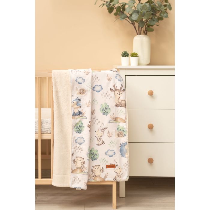 Beebi tekk  "Silky" 100x80 cm with Ulf