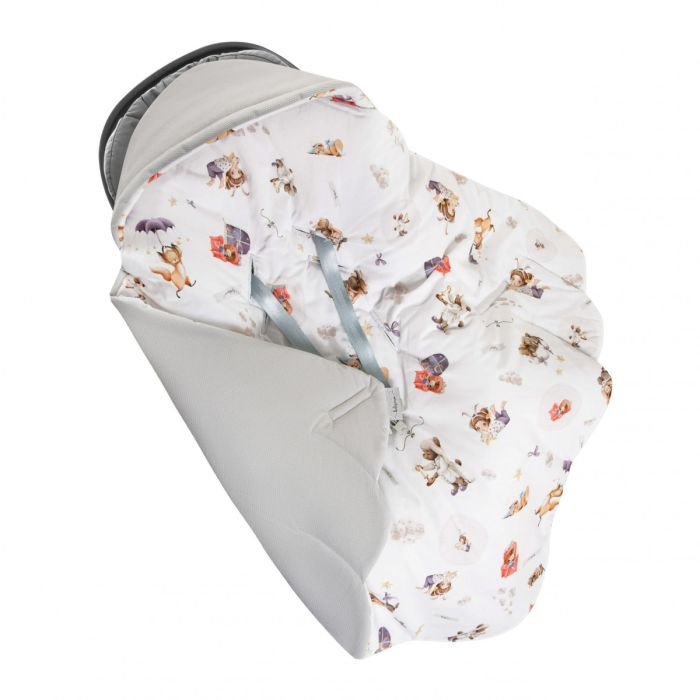 Turvahälli tekk ja soojakott  "Lulu" 90x90 cm