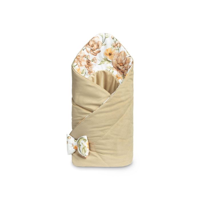Ümbriktekk beebidele "Floral beige"
