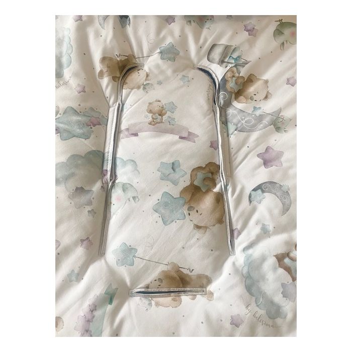 Turvahälli tekk ja soojakott "Baby BEAR" 90x90 cm