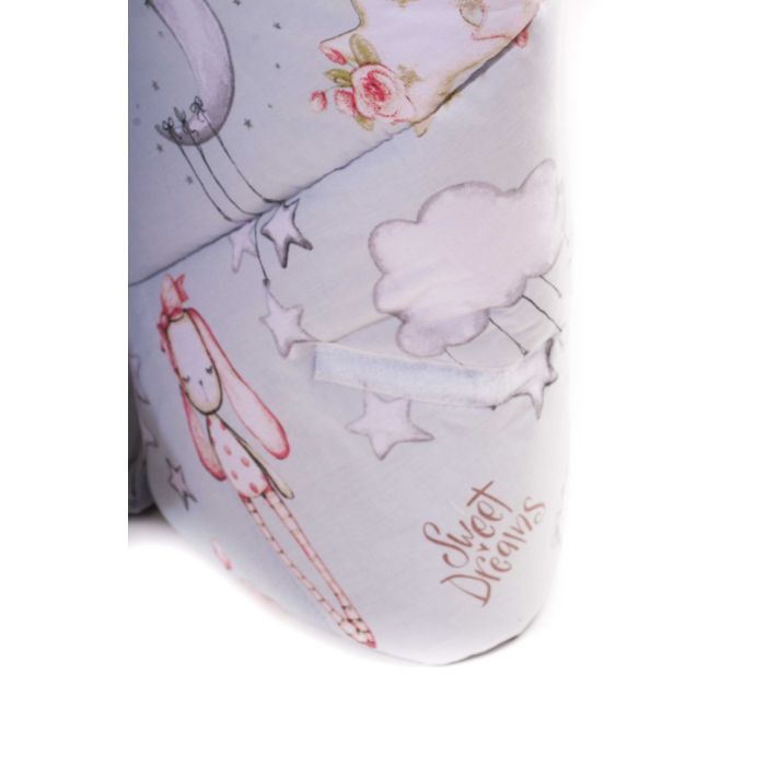 Beebi ümbriktekk "Bunny and Stars"