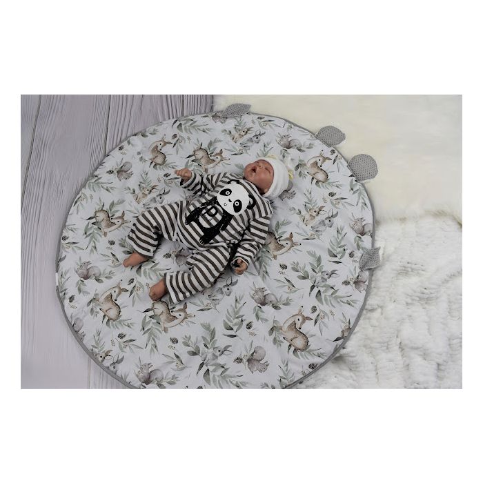  Ümbriktekk - mängumatt beebile  2in1 "Deer" diameeter 88 cm