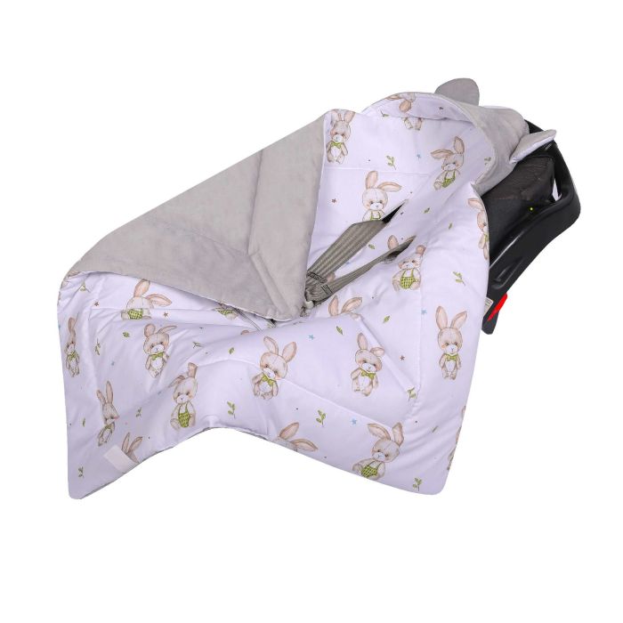 Soojakott turvahälli "VELVET Cotton Tail" 80x80 cm 