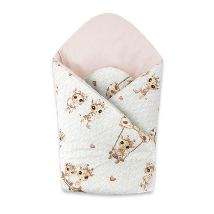 6-osaline vastsündinu komplekti "Giraffee" dusty pink