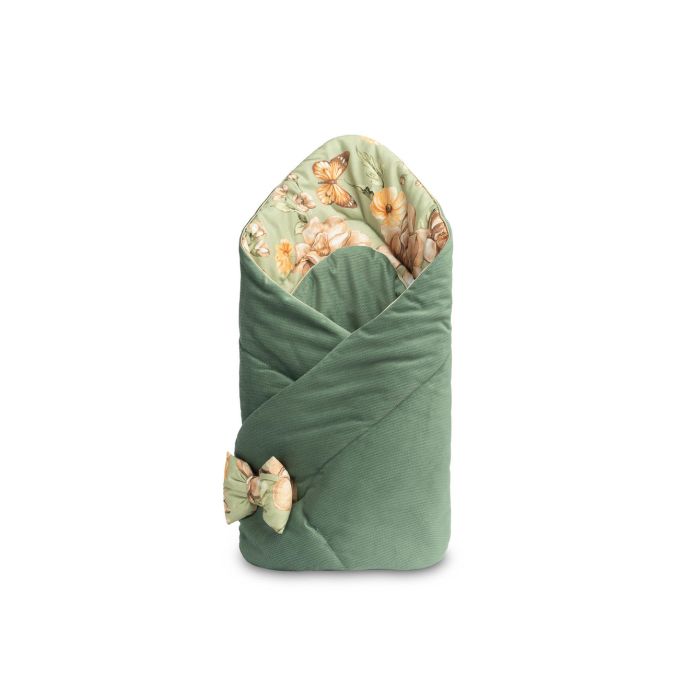 Ümbriktekk beebidele "Floral green"