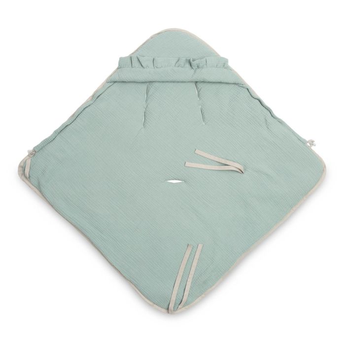 Soojakott vankrisse/turvatool  musliinist  "Natural" 90x90 cm khaki