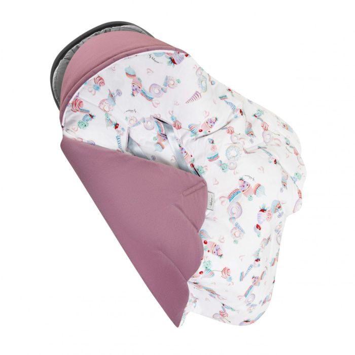 Turvahälli tekk ja soojakott "Dolce vita" 90x90 cm