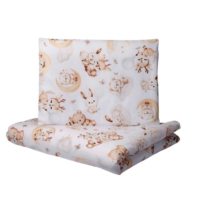 Võrevoodi voodipesukomplekt  80x70cm "Baby deer" 