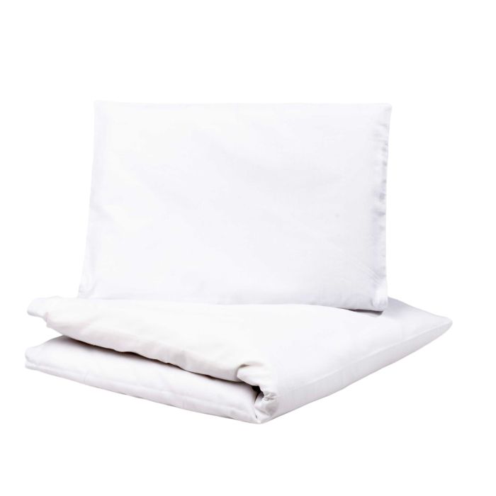Võrevoodi voodipesukomplekt  80x70cm "Blank white" 