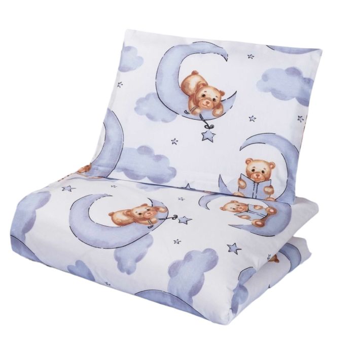 Võrevoodi voodipesukomplekt  80x70cm "Lunar Bear" 
