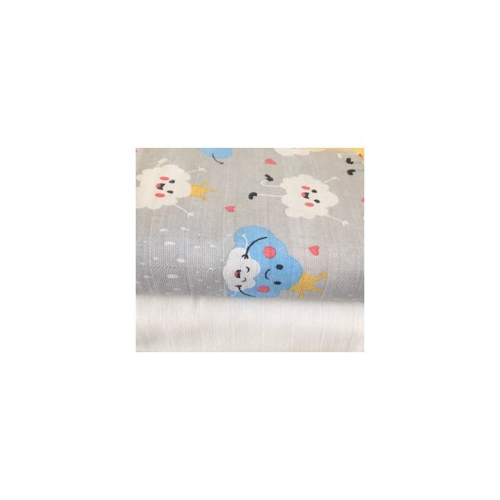 Puuvillaste mähkmete komplekt, 3 tükki, "Cloudly"