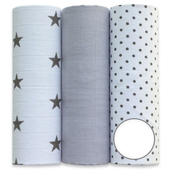 Musliinist lapid "Stars" 60x80 3 tk