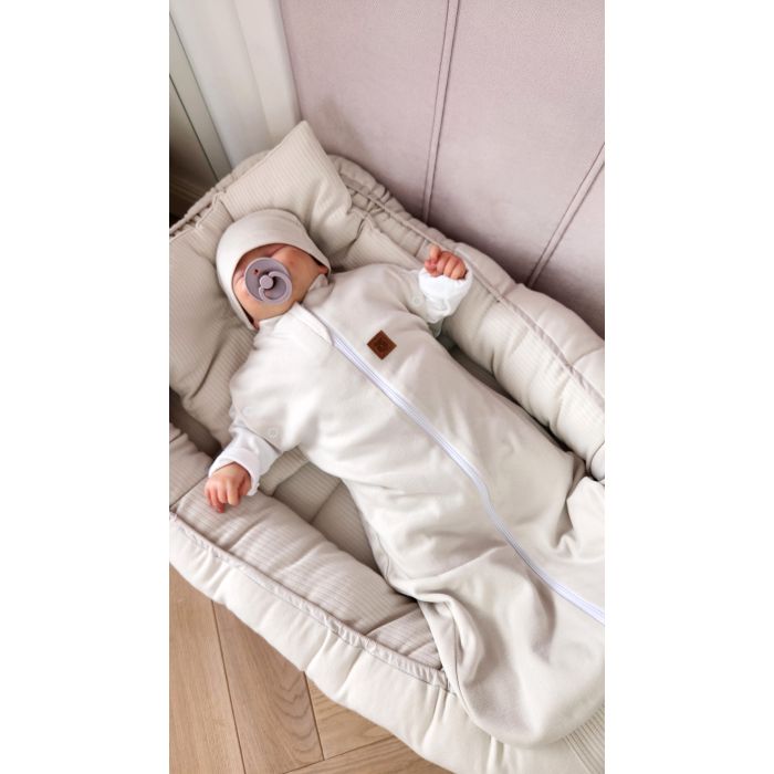 Beebi mähkimiskott Teddy interlock super soft ecru
