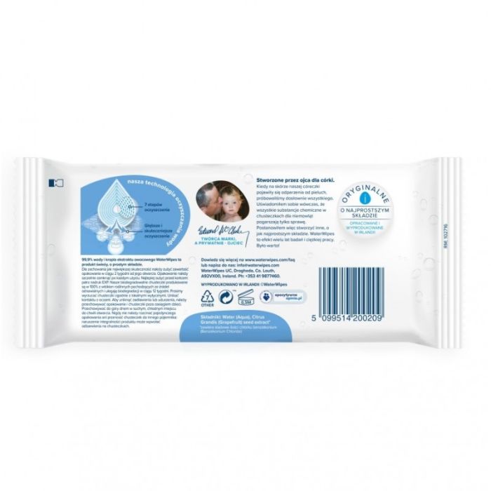 Niisked salvrätikud Water Wipes BIO 60 tk