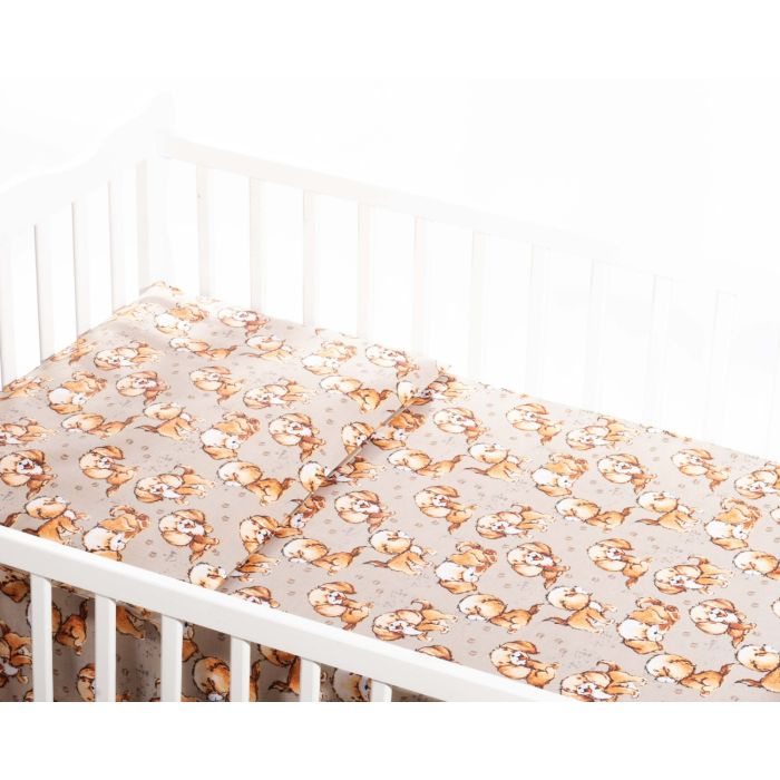 Voodipesu beebidele 135x100 "Puppy"  