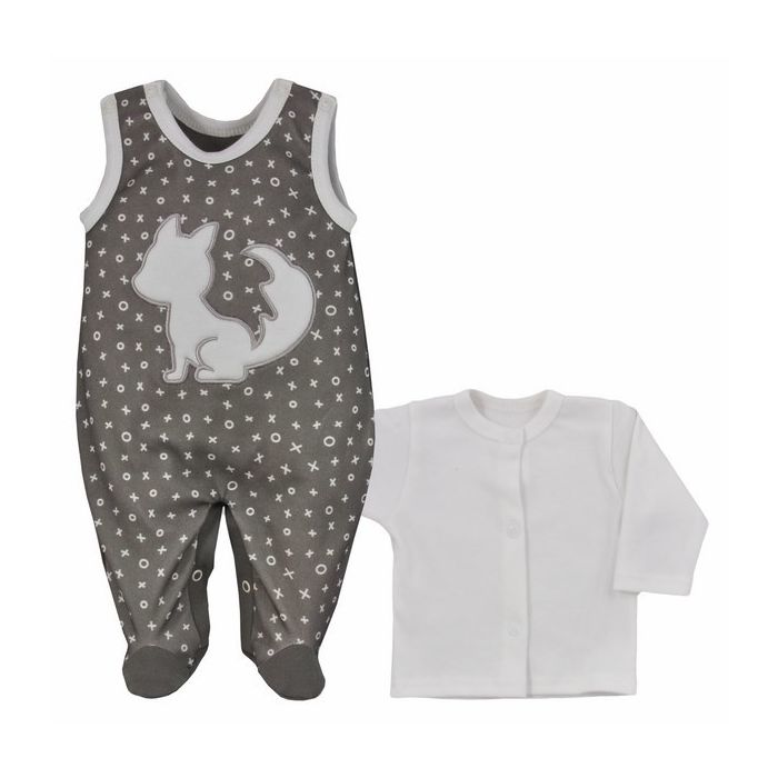 Beebi komplekt 2-e osaline "Fox 1" pruun