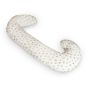 CebaBaby DUO nėščiųjų ir maitinimo pagalvė dżersej balta gėlės W-885-000-829
