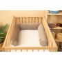Voodipehmendus beebile  200 cm "Velvet beige" 