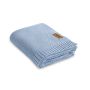 Kootud bambusviskoos beebitekk "Bamboo" 100x80 cm baby blue