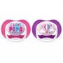 Lutt AVENT "Ultra Air" 6-18 m 2 tk I love papa
