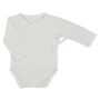 Musliinpuuvillast  beebi bodid "Silky" ecru