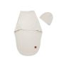 Beebi mähkimiskott "Leo" interlock soft beige