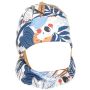 Kepurytė ir kaklaskarė kūdikiui "Cosy" - tropics navy