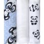 Puuvillaste mähkmete komplekt, 3 tükki, "Panda boy" 