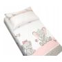 Beebi voodipesukomplektid  100x135 "Friends" roosa
