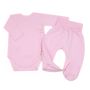 Beebiriided 2 osaline "Blank baby pink" 