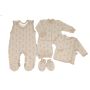 Komplekt vastsündinule 5-e osaline "Fox beige"