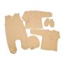 Komplekt vastsündinule 5-e osaline  "Natural beige" 
