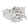 Puuvillane beebitekk "Interlock grey" 100x75cm    Internetis parema hinnaga